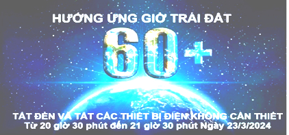 Tuyên truyền, hưởng ứng Ngày Nước thế giới, Ngày Khí tượng thế giới, Chiến dịch Giờ Trái đất năm 2024